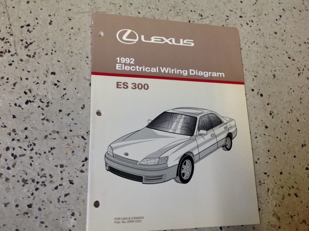 1992 Lexus ES300 Electrical Wiring Diagram Shop Service Repair Manual