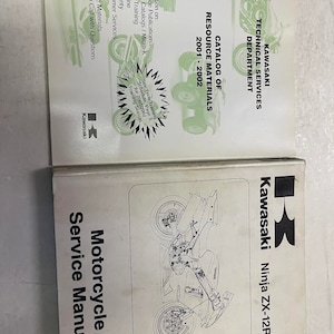 2002 Kawasaki Ninja ZX-12R Service Repair Shop Manual OEM 99924-1278-01 Set