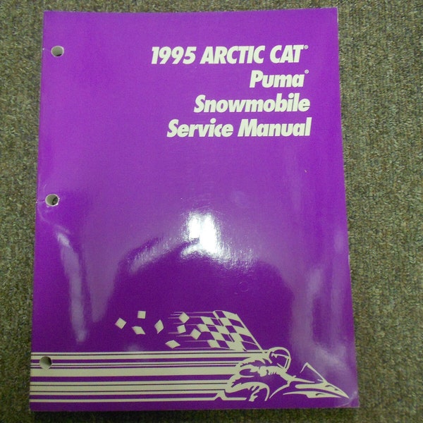 1995 Arctic Cat Puma Snowmobile Service Repair Shop Manual Factory Oem Book 95 X