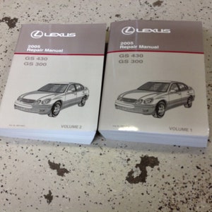 2005 Lexus Gs430 Gs300 Service Shop Workshop Repair Manual Set Factory Oem