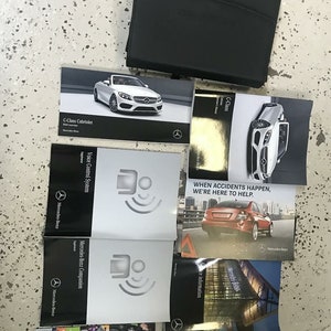 2017 Mercedes Benz C Class Cabriolet Owner Owners Operators Manual Set Factory