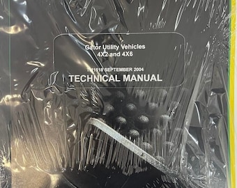 John Deere Gator 4x2 & 6x4 Utility Vehicles Technical Service Repair Manual