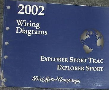 2002 Ford Explorer Sport Trac Electrical Wiring Diagrams Service Manual Ewd 02