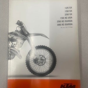 2012 Ktm 125 Sx 150 Sx 250 Sx 300 Xc Eu/Usa Owners Manual 3211714En