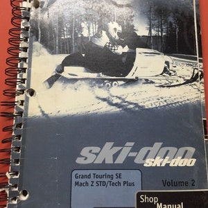 2001 Ski Doo Skandic Touring Se Mach Z Std Tech Plu Service Manual Oem 484200024