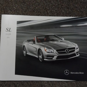2014 Mercedes Benz Sl-Klasse Verkaufsbroschüre Handbuch Werk Oem Buch 14 Angebot