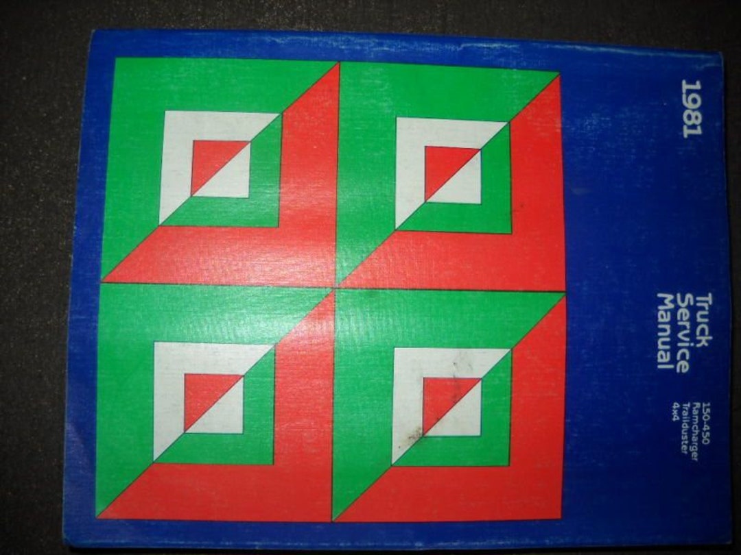 1981 Dodge Truck Vans Sportsman Voyager Front Sections Service Repair