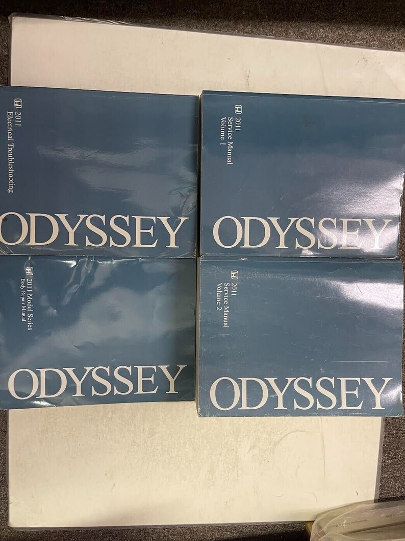2011 2012 Honda Odyssey VAN Service Repair Shop Manual Set W ETM & Body image 3