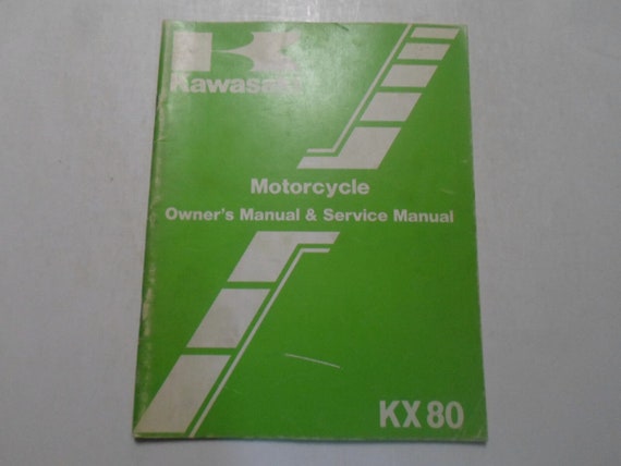 1983 Kawasaki Kx 80 Motorcycle Owners Manual Serv… - image 1