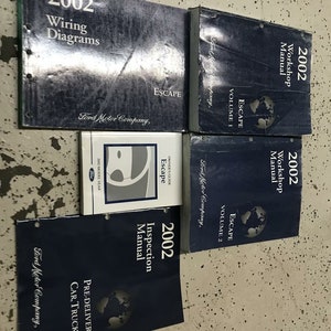 2002 Ford Escape Service Shop Repair Workshop Manual Set Oem W Ewd Owners Pre D