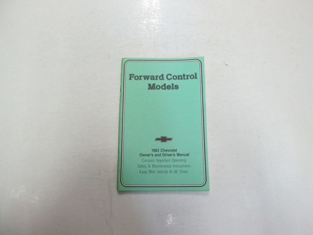 1983 Chevrolet Forward Control Models Owners & Drivers Manual MINOR ...