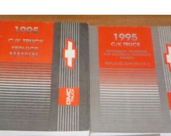 1995 Chevrolet CK GMC Tahoe Silverado Suburban Service Shop Reparatur Handbuch Set