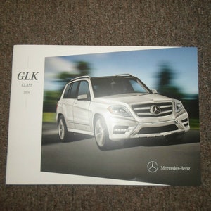 2014 Mercedes Benz Glk Class Sales Brochure Manual Factory Oem Book 14 Deal