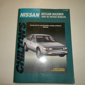 1982 1992 Chiltons Stanza 200Sx 240Sx Repair Manual W/Wiring & Vacuum Diagrams
