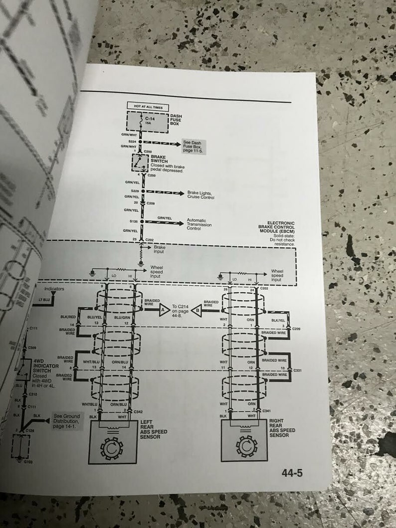 1994 Isuzu Trooper Electrical Wiring Diagram Manual Ewd Etm Etsy