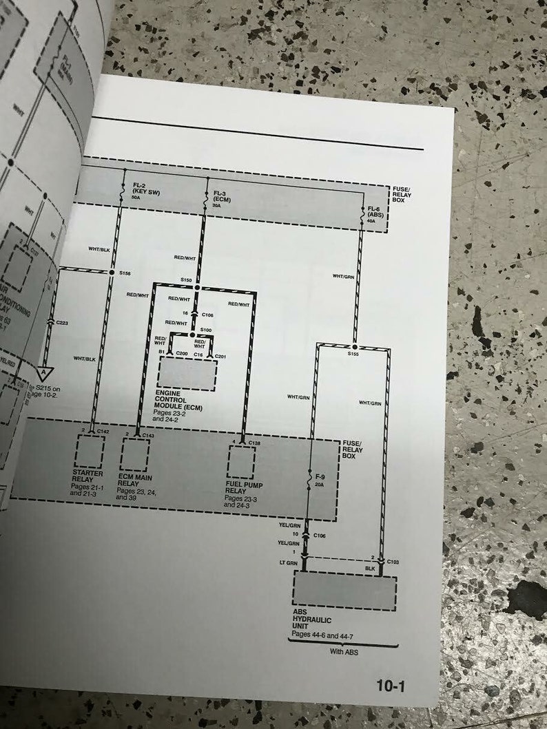 1994 Isuzu Trooper Electrical Wiring Diagram Manual Ewd Etm Etsy