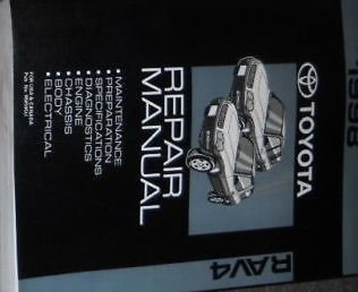 1998 Toyota Rav4 Rav 4 RAV4 Service Workshop Shop Repair Manual Set W ...