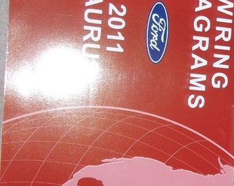 2011 Ford Taurus Electrical Wiring Diagrams Shop Service Manual Ewd Oem 2011