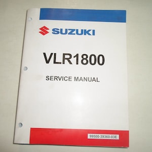 2009 Suzuki VLR1800 Service Repair Shop Workshop Manual NEW 2009