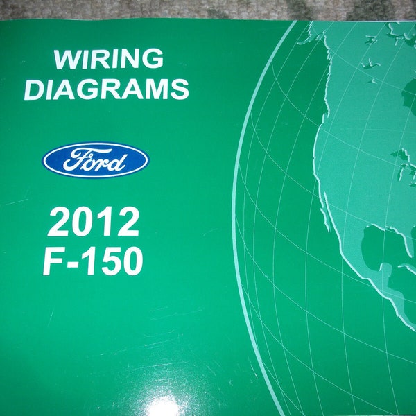 2012 Ford F-150 F150 Truck Wiring Diagrams Service Repair Shop Manual Ewd Oem