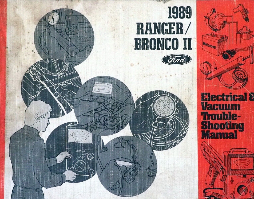 1989 Ford Ranger Bronco Ii Electrical Wiring Diagram Diagrams Evtm ...