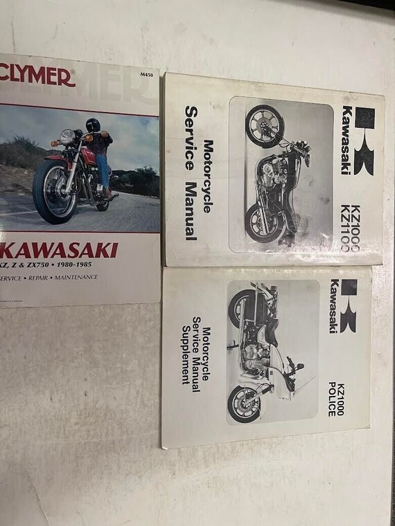 1981 1982 1983 Kawasaki KZ1100 Motorcycle Service Shop Repair