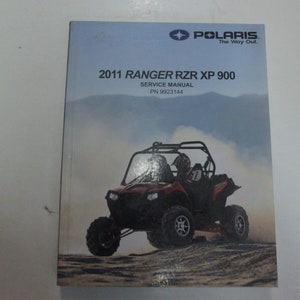 2011 Polaris Ranger RZR XP 900 Service Shop Repair Manual OEM 9923144