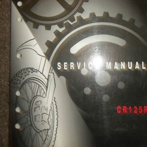 1986 1987 1988 1989 1990 1991 Honda CR125R Servicereparatiewerkplaatshandleiding NIEUW