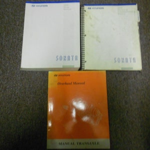 2000 Hyundai Sonata Service Repair Shop Manual Factory Oem 3 Vol Set Hyundai