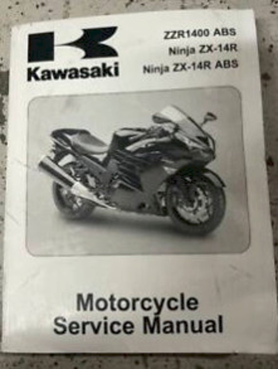 2008 Kawasaki Zzz 1400 ABS Ninja ZX-14 Shop Repair Etsy