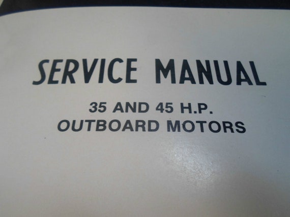 1981 Chrysler Outboard Service Manual 35 45 Hp Oe… - image 2