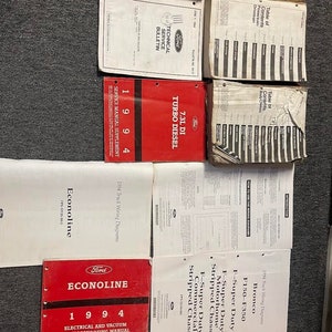 1994 Ford F-150 F-250 350 F250 F350 Truck Service Shop Repair Manual Set FACTORY