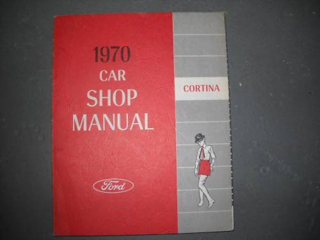 1970 Ford Cortina Service Shop Repair Manual Original Factory Book