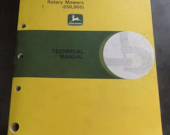 John Deere Walk-Behind Rotary Mowers Technical Service Manual TM-1235