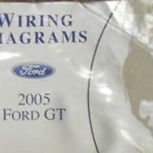 2005 Ford Gt Electrical Wiring Diagram Service Shop Manual Ewd 2005 Ford Gt Oem