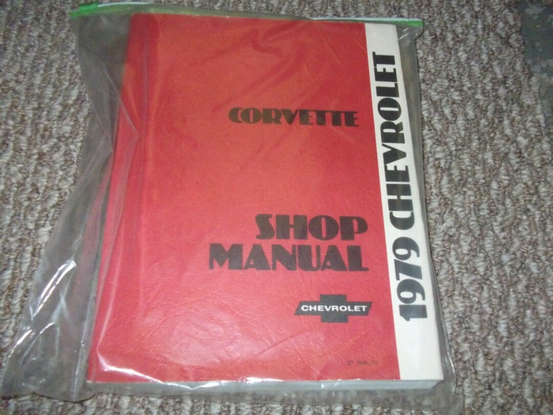 1979 Chevrolet Chevy CORVETTE Service Repair Shop Manual Etsy