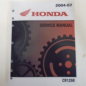 2004 Honda CR125R Bike Service Repair Shop Factory Workshop Manual BRAND NEW