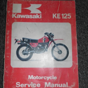 1978 1979 1980 1981 1982 Kawasaki KE125 Service Repair Shop Workshop Manual OEMx