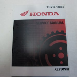 1978 1979 1980 1981 Honda Xl250s Service Repair Shop Manual Brand New