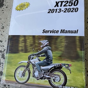 2015 2016 2017 2018 2019 2020 YAMAHA XT250 XT 250 Service Shop Repair Manual