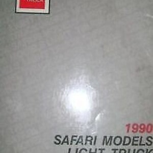 1990 Gmc Gm Truck Safari Models Service Shop Repair Manual Set W Ewd & Unit Book