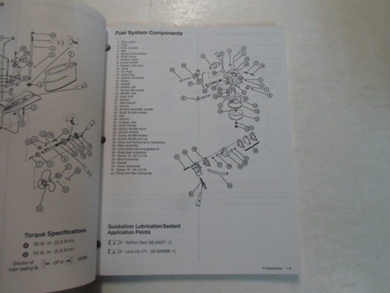 1995 Force Outboards Technicians Handbook Manual … - image 9