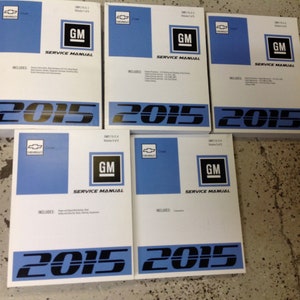 2015 Gm Chevy Chevrolet Cruze Workshop Service Shop Repair Manual Set New Oem