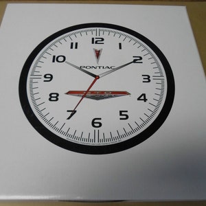 Quartz Pontiac Gto Grand Am Gtp Licensed Gm Black White Wall Clock Warped