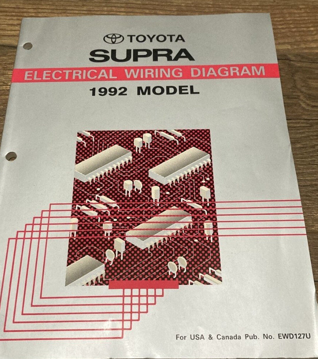 1992 Toyota SUPRA Electrical Wiring Diagram Manual EWD OEM - Etsy