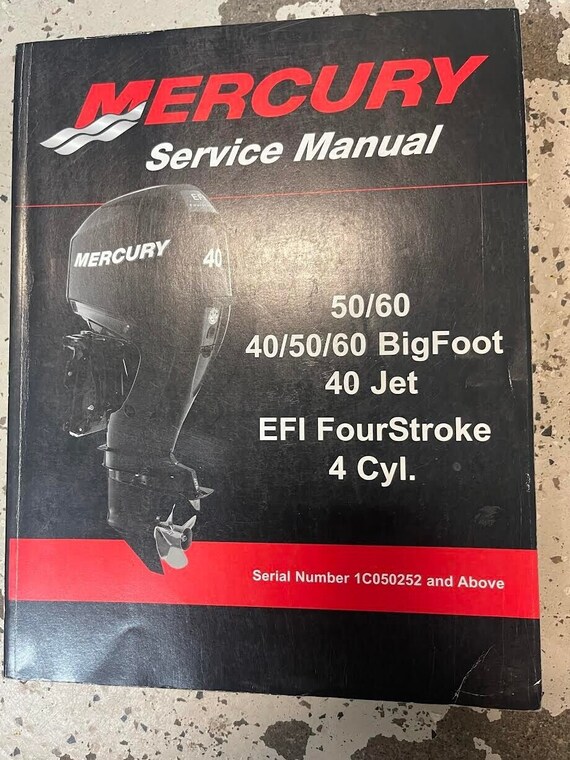 Mercury 50/60 40/50/60 Bigfoot Fourstroke EFI Ser… - image 3