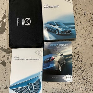2013 Mazda 5 Mazda5 Mazda-5 Owners Operators Owner Manual Set