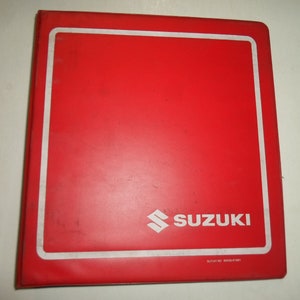 1994 Suzuki Rf600r Service Repair Manual Binder Stained Water Damaged Factory