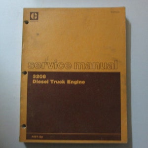 Caterpillar 3208 Diesel Truck Engine Service Manual 40S1-UP CATERPILLAR USED x