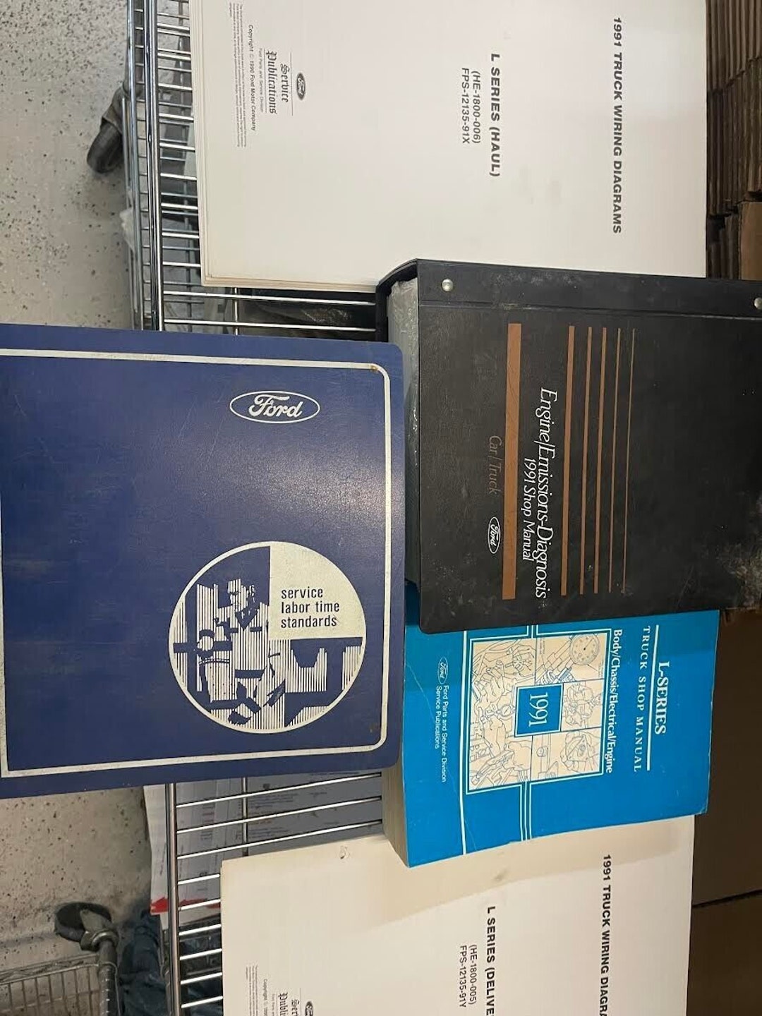 1991 Ford L Series L-series Truck Service Shop Workshop Repair Manual